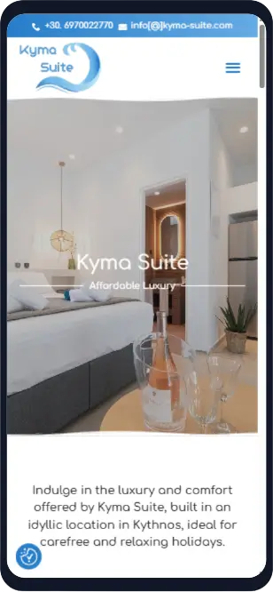 Αψογη εμφάνιση της ιστοσελίδας σε κινητά